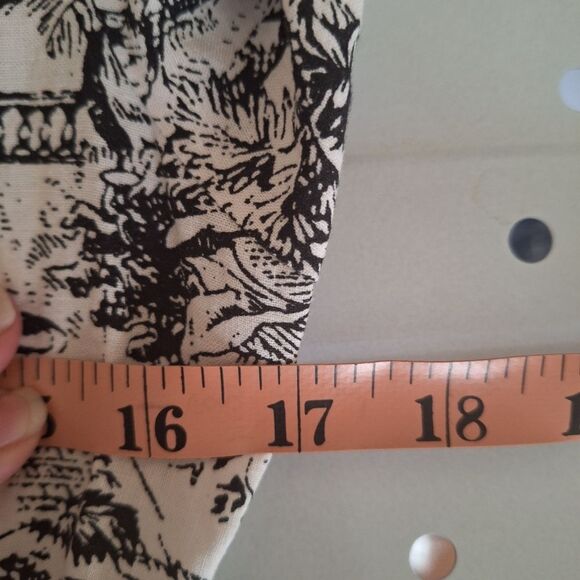 Olivaceous Womens Milkmaid Dress Toile Print Linen Cottagecore Small - Picture 13 of 13